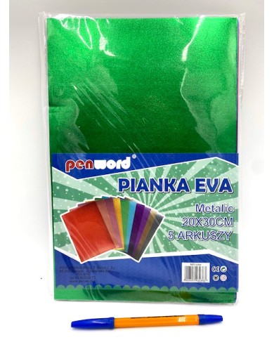 PIANKA METALICZNA 5 ARKUSZY