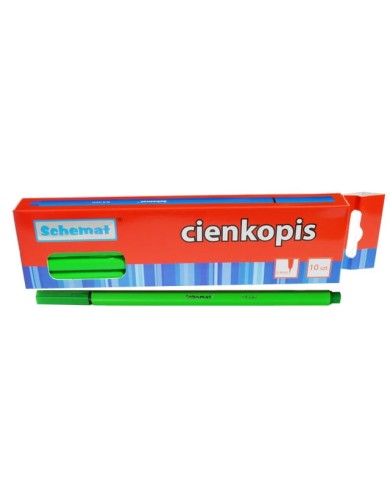 CIENKOPIS JASNO ZIELONY 0.4MM SCHEMAT