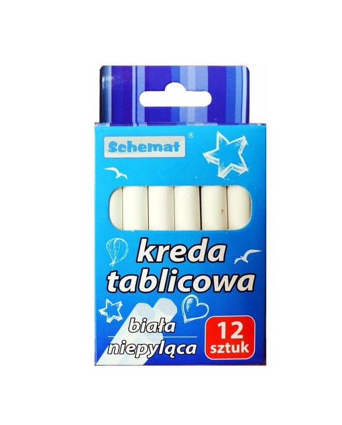 KREDA TABLICOWA BIAŁA SCHEMAT