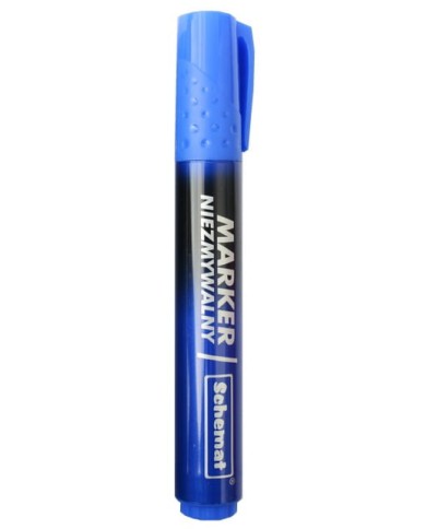 MARKER NIEZMYWALNY OKRĄGŁY NIEBIESKI