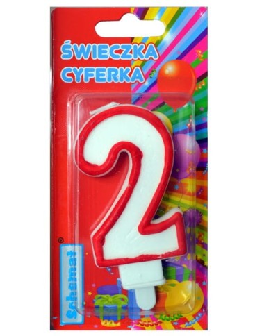 ŚWIECZKA CYFERKA 2 SCHEMAT