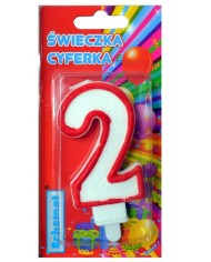 ŚWIECZKA CYFERKA 6 SCHEMAT