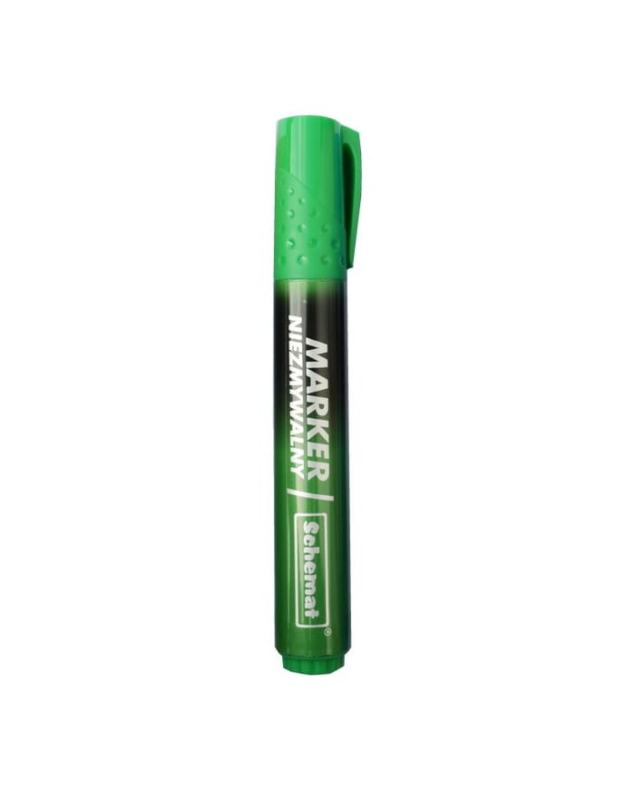 MARKER NIEZMYWALNY ŚCIĘTY ZIELONY