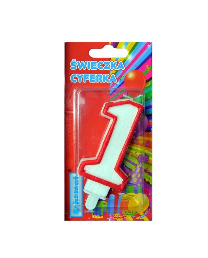 ŚWIECZKA CYFERKA 1 SCHEMAT