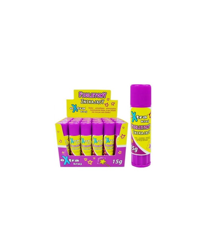 KLEJ EXTRA GEL 15 G FIOLETOWY ZNIKAJĄCY