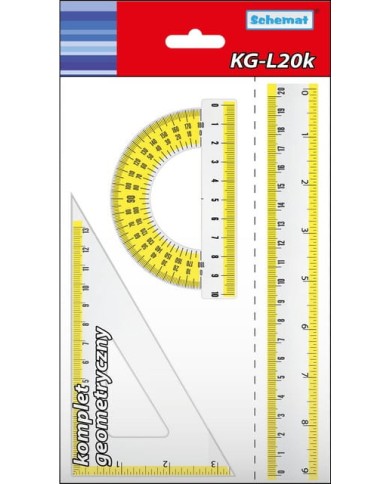 KOMPLET GEOMETRYCZNY KG-L20 KOLOR