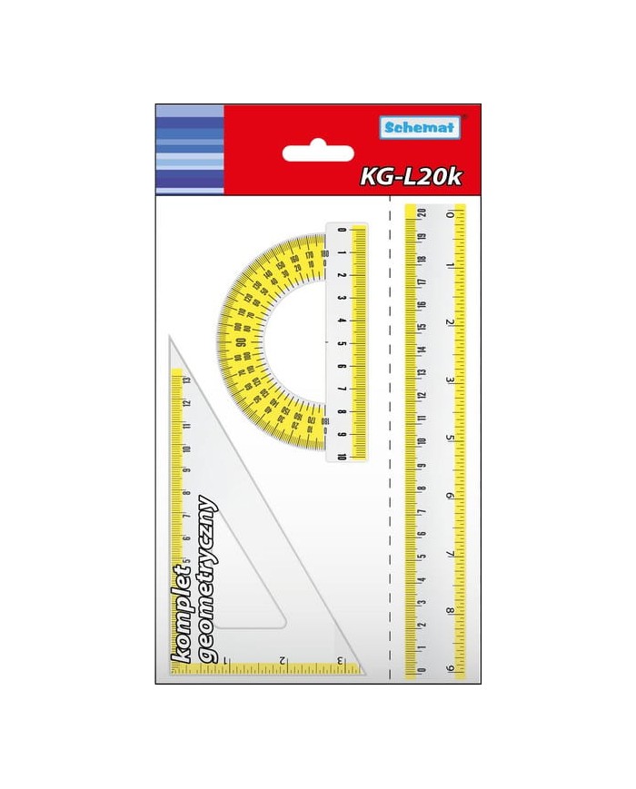 KOMPLET GEOMETRYCZNY KG-L20 KOLOR