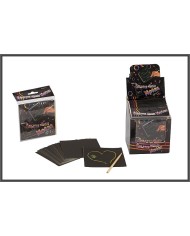 KARTECZKI SAMOPRZYLEPNE SATIN GOLD