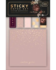 KARTECZKI SAMOPRZYLEPNE SATIN GOLD