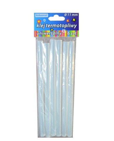KLEJ DO PISTOLETU 6 SZT 11 MM