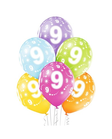 BALONY CYFERKA 9