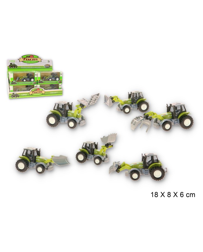 TRAKTOR METAL Z ŁYŻKĄ PUD.NO.955-185