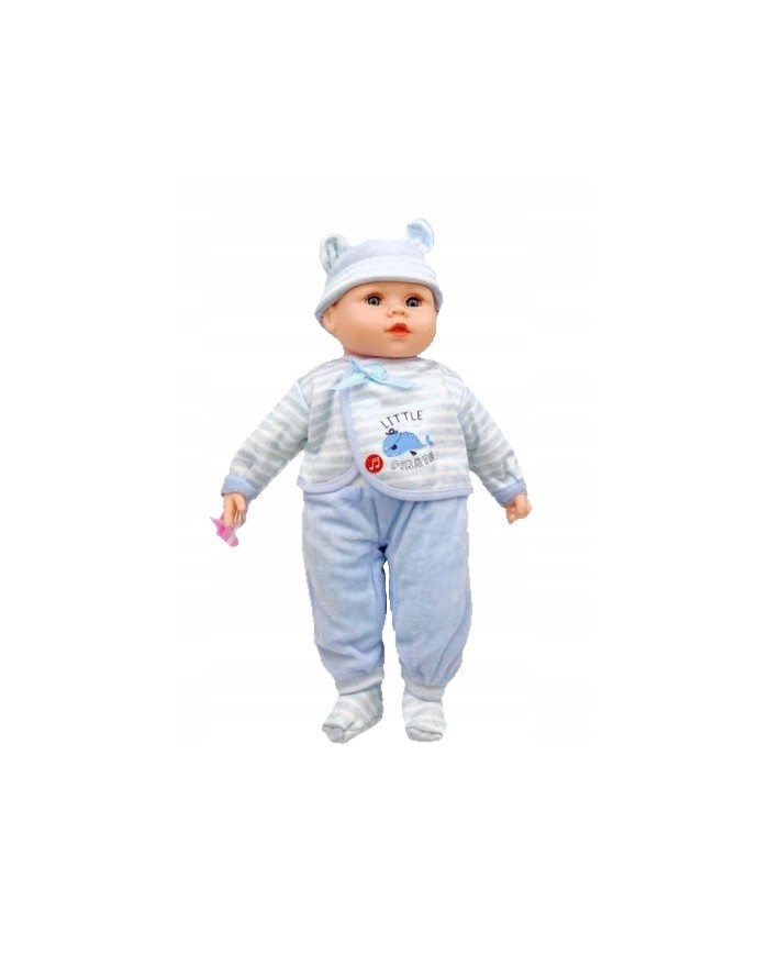 LALKA BOBAS 40-CM POLSKI GŁOS DRES WOREK