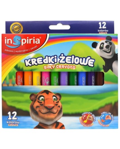 KREDKI ŻELOWE 12-KOL INSPIRIA