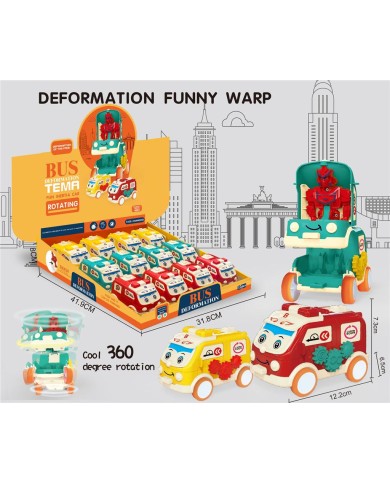AUTKO ROBOT BUS Z OCZKAMI DISPLEY