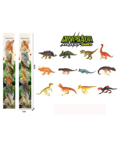 DINOZAURY 6 SZT WORLD PUDEŁKO