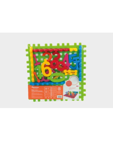KLOCKI MARIO INEX WAFFLE CYFERKI MINI