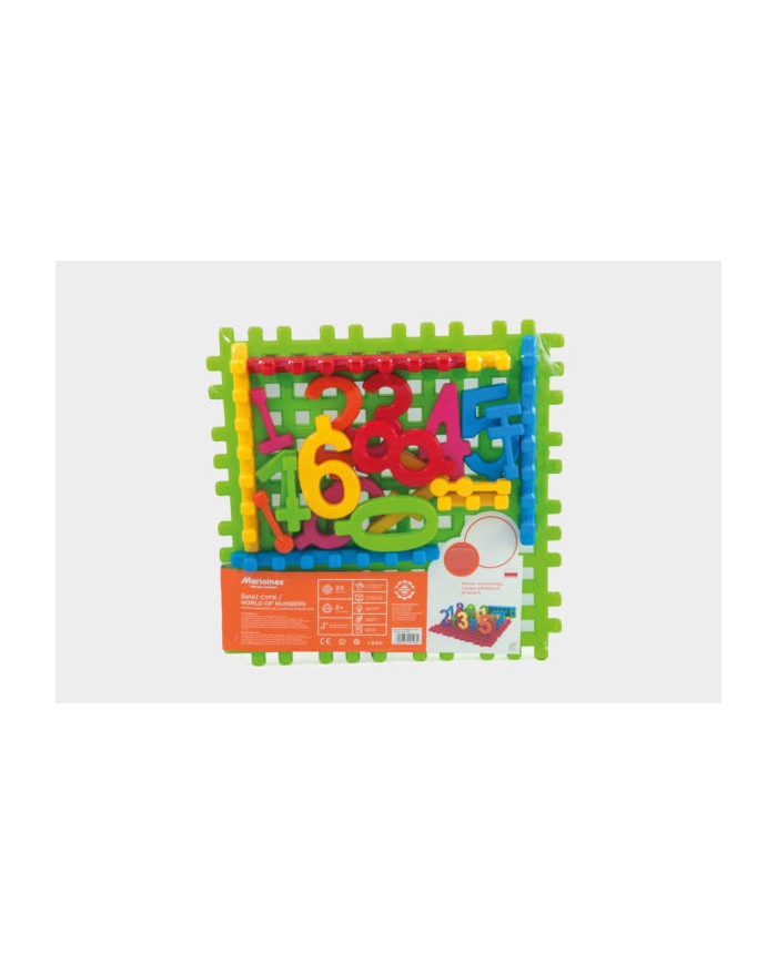 KLOCKI MARIO INEX WAFFLE CYFERKI MINI