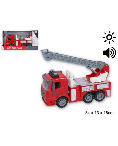 STRAŻ POŻARNA CITY FIRE DŹWIĘK OTW.PUD.