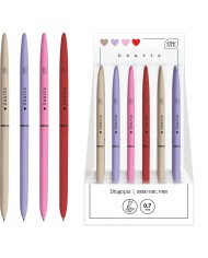 Długopis slim HEARTS 24szt