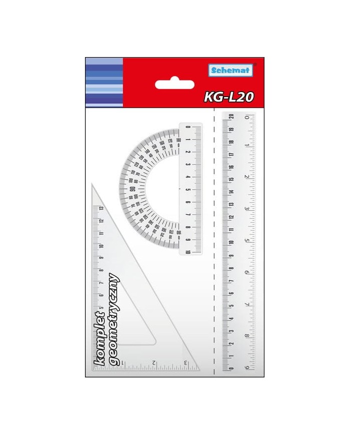 KOMPLET GEOMETRYCZNY KG-L20 SCHEMAT