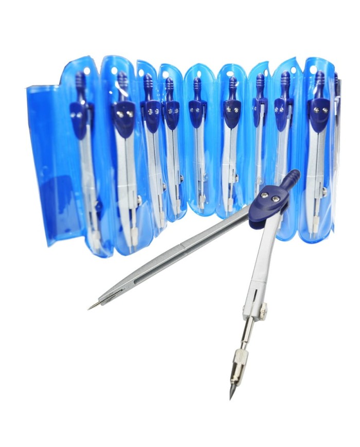 CYRKIEL METAL NIEBIESKIE ETUI SCHEMAT