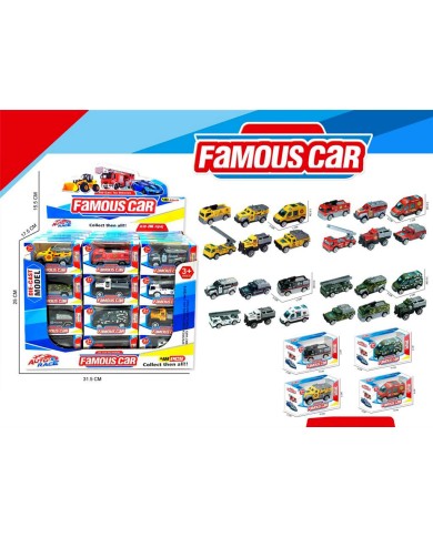 AUTKO METAL FAMOUS CAR DISPLEY /48/