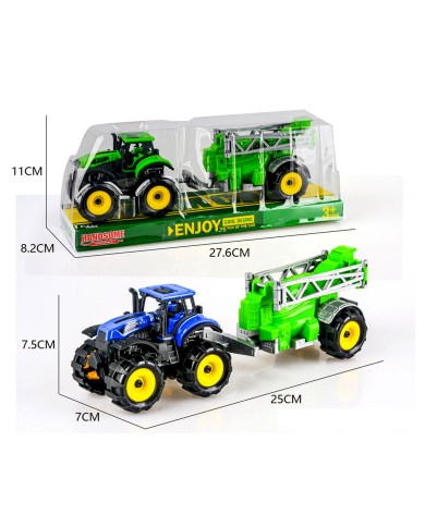 TRAKTOR Z MASZYNĄ ENJOY 27 CM KLOSZ