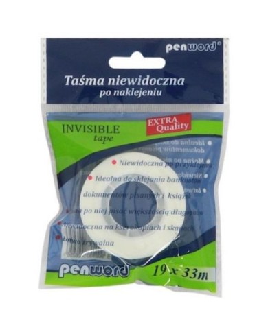 TAŚMA KLEJĄCA NIEWIDOCZNA 19MMX33M WOR