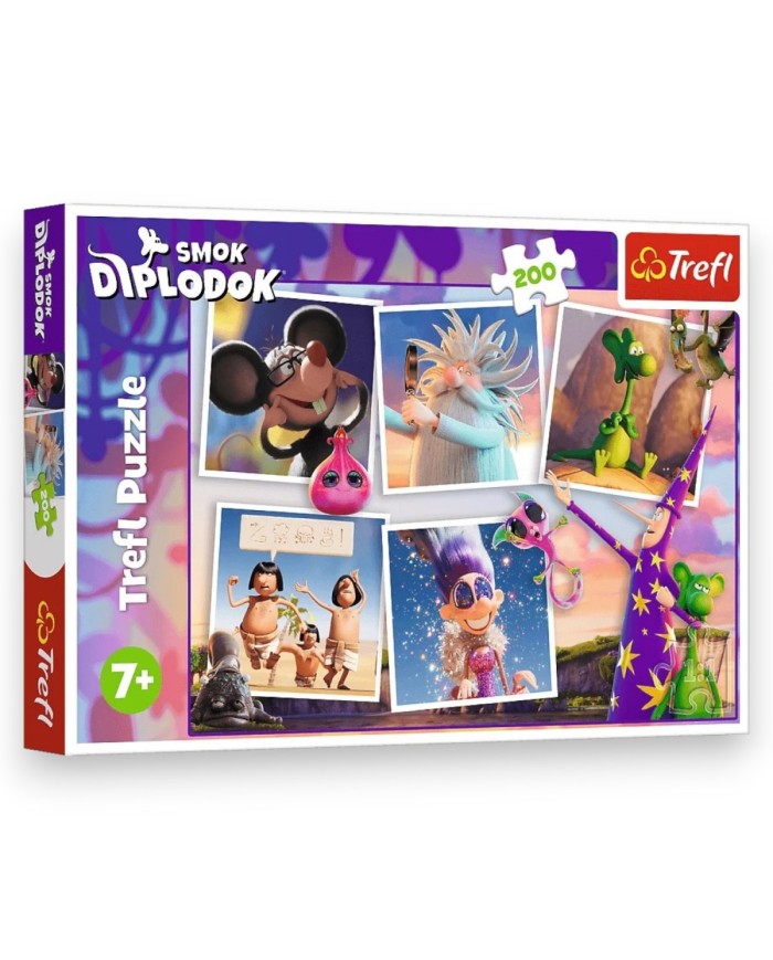 PUZZLE TREFL 200 EL SMOK DIPLODOK