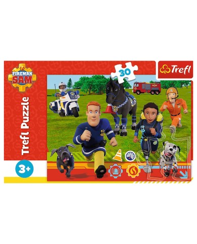 PUZZLE TREFL 30 EL STRAŻAK SAM
