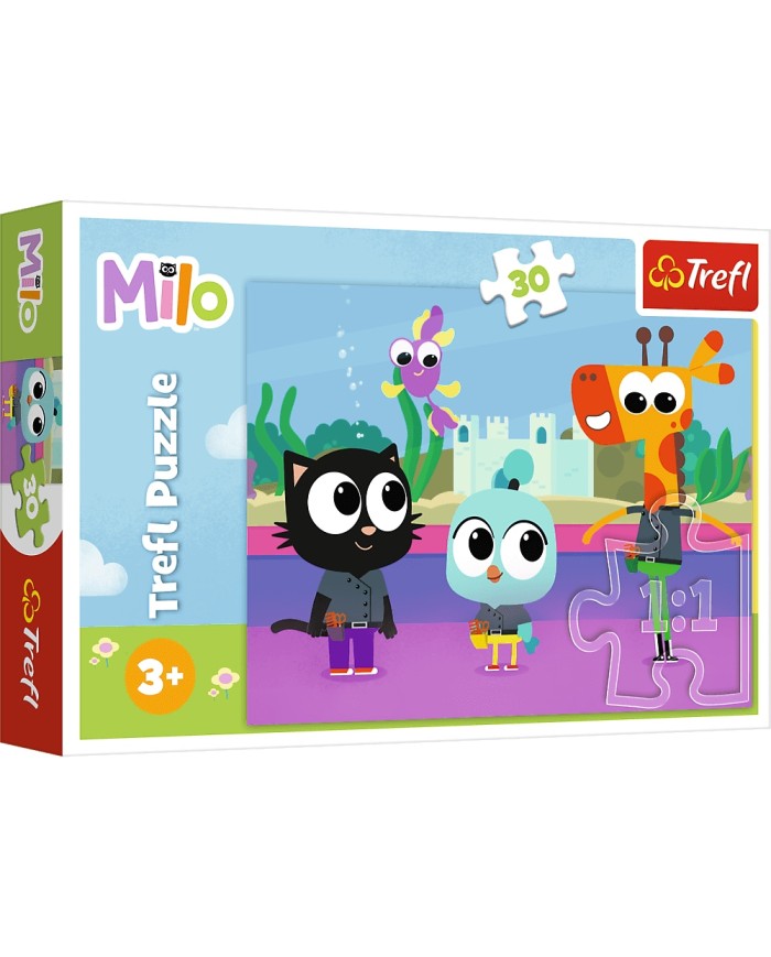 PUZZLE TREFL 30 EL KOTEK MILO