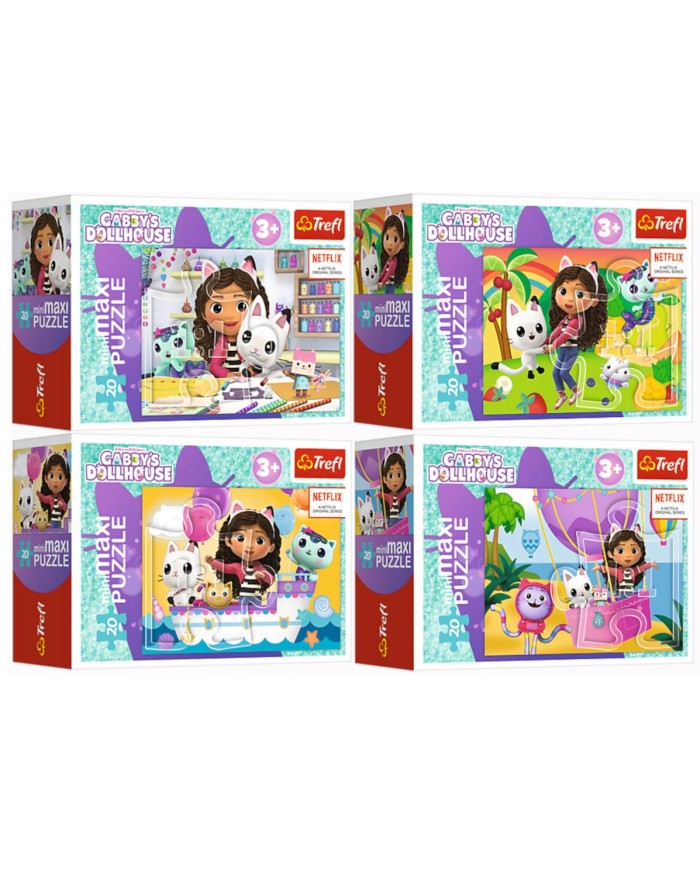 PUZZLE TREFL 20 EL MINI MAXI GABBY