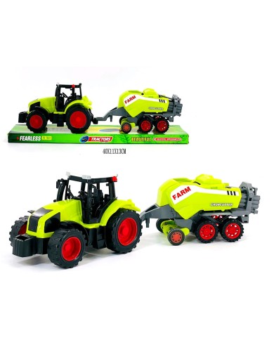 TRAKTOR Z MASZYNĄ BELKA FASHION KLOSZ