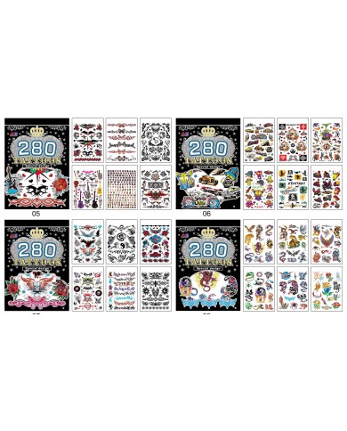 TATUAŻE KSIĄŻECZKA 280 CZARNA BEST