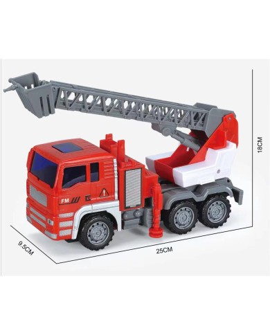 STRAŻ POŻARNA Z DRABINĄ 25 CM WOREK