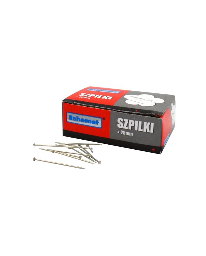 SZPILKI ZWYKŁE 30G 25 MM