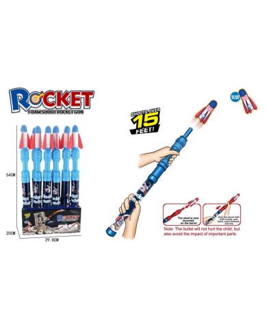 RAKIETA Z POCISKIEM ROCKET 54CM DISP/24/
