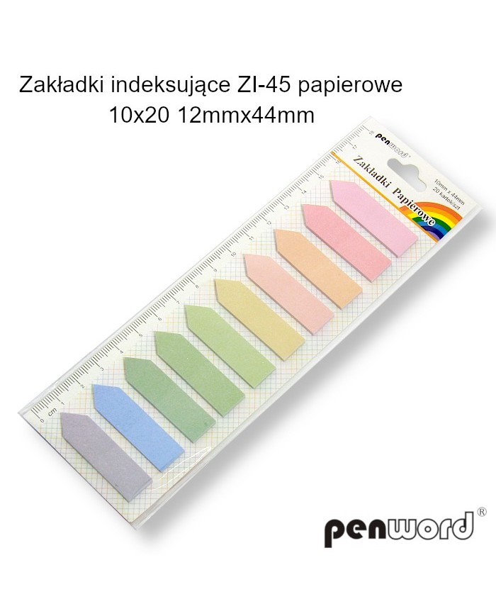 ZAKŁADKI INDEKSUJĄCE ZI-45 10X20