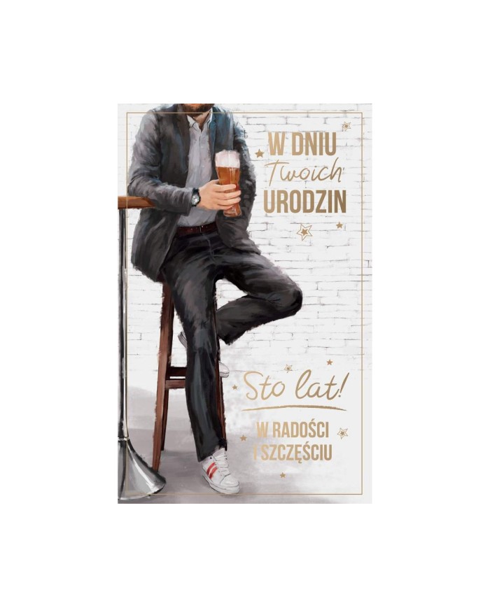 KARTKA URODZINOWA MĘSKA