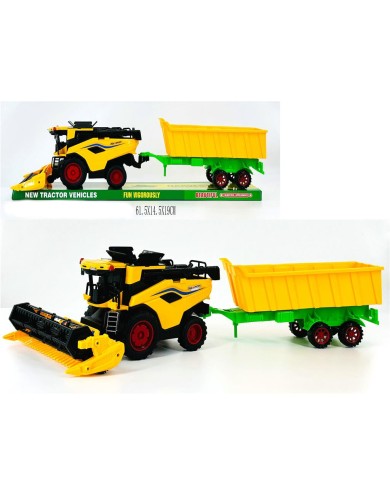KOMBAJN DO ZBOŻA Z PRZYCZEPĄ 62 CM KLOSZ