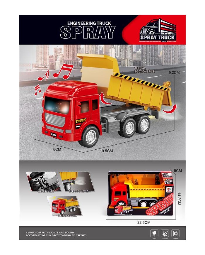 AUTO WYWROTKA SPREY BATERIA OTW.PUDEŁKO