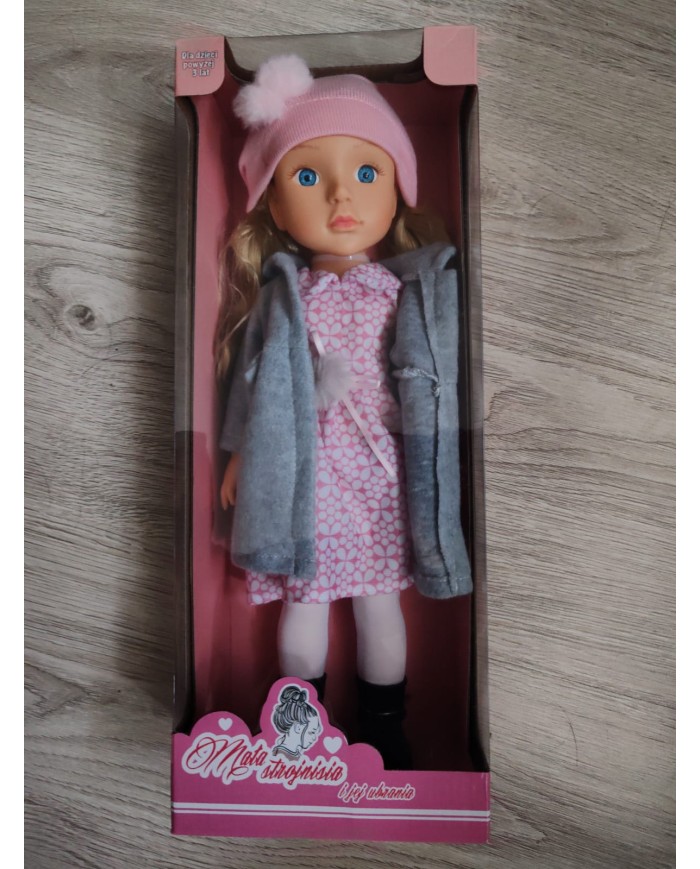 LALKA ELEGANTKA 40 CM J.POLSKI PUDEŁKO