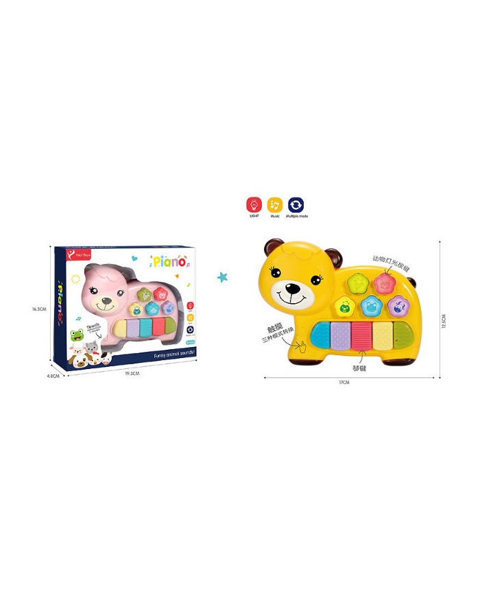PIANINKO MIŚ NA BATERIE PUDEŁKO