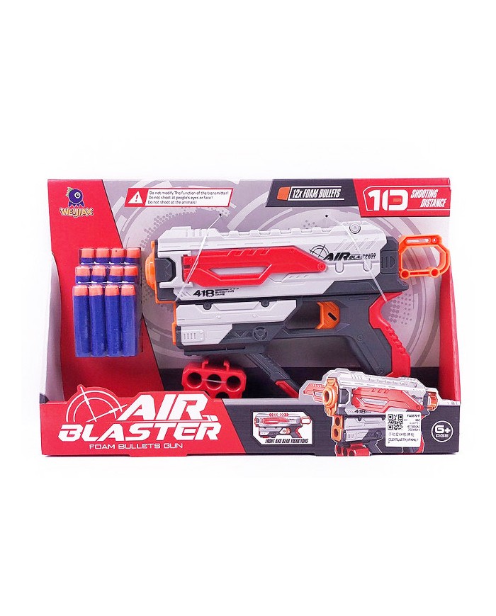 PISTOLET AIR BLASTER MIĘKKIE STRZAŁKI PU