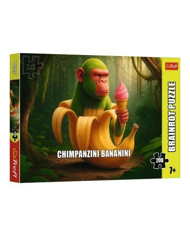 PUZZLE TREFL 200 EL CHIMPANZINI BANANINI