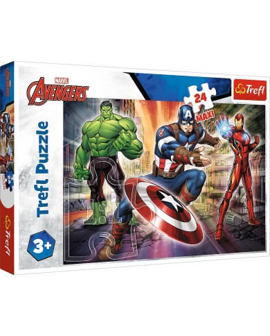 PUZZLE TREFL 24 MAXI ŚWIAT AVENGERSÓW