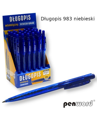 DŁUGOPIS NIEBIESKI AUTOMAT. BP983 /24/