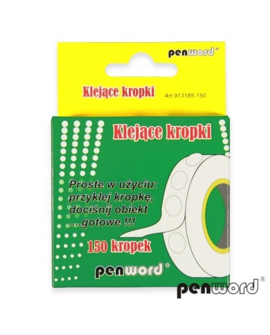 KLEJĄCE KROPKI MINI 150 SZT PUD.