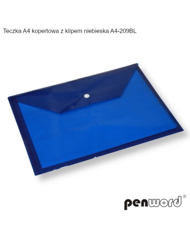 KOPERTA NA DOKUMENTY A-4 NIEBIESKA